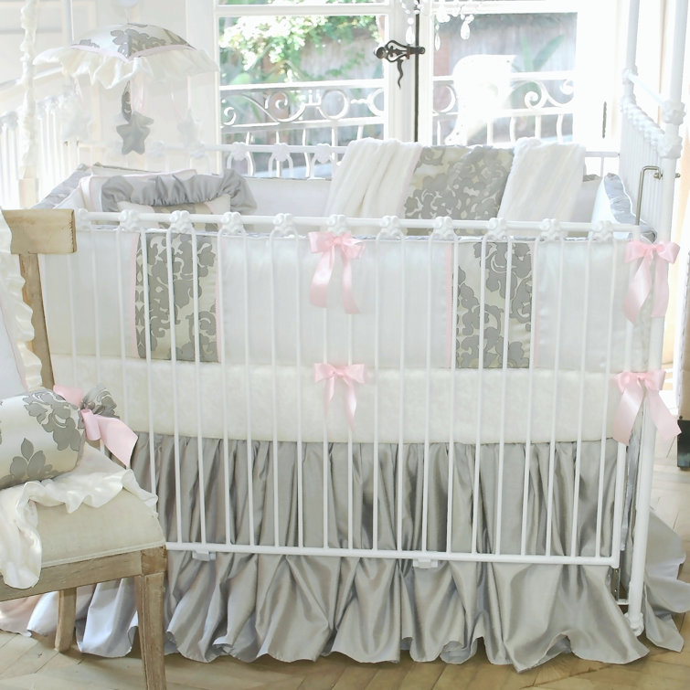 Viv + Rae Kohlmeier Ivory Cotton Blend Piece Standard Crib Fitted